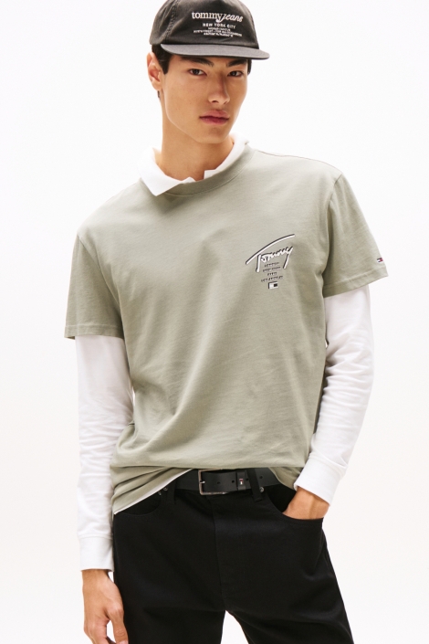 Tommy Jeans tjm reg sign city tee ext